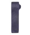 PR789 Premier Slim Knitted Tie Steel colour image
